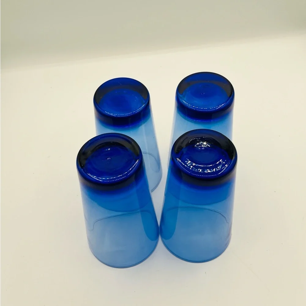 Blue Ombre Tumbler Glass Set - 4 Pack